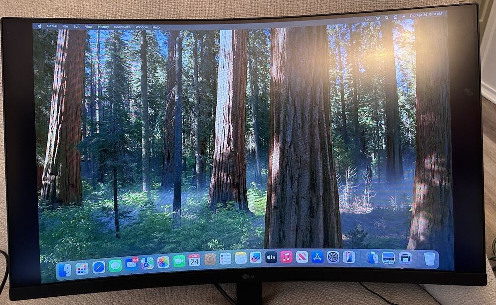 LG 32" FHD Curved 100Hz Monitor with FreeSync - 32MR50CS